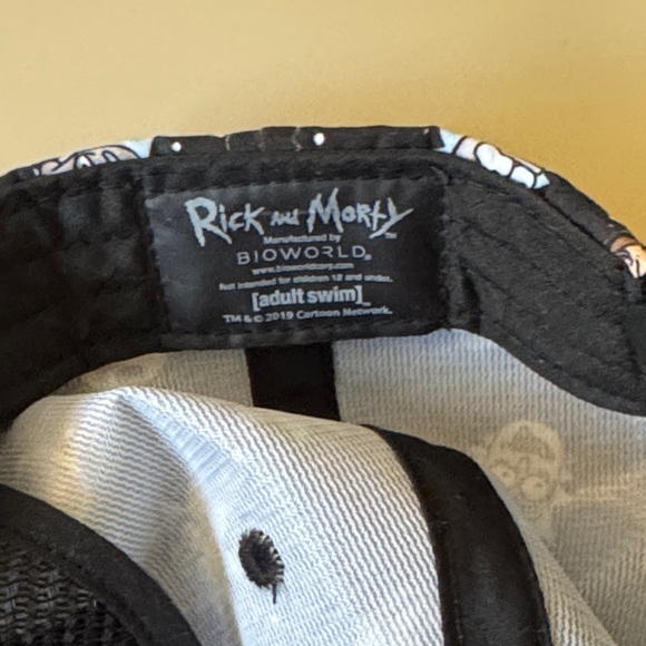 Rick and Morty adult swim cartoon network bioworld snapback hat OSFM - Picture 4 of 4